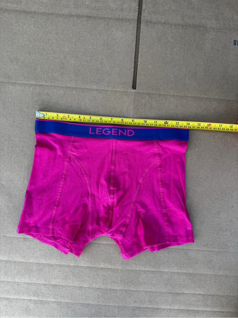 Legend Men’s Large Boxer Briefs 2-Pack Blue Pink New Without Tags